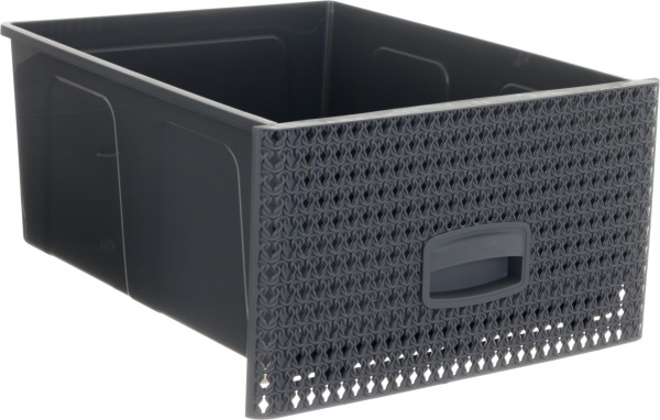 Комод пластиковая RIO 8508BR на 4 шухляды KNIT коричневый 894x386x431 мм