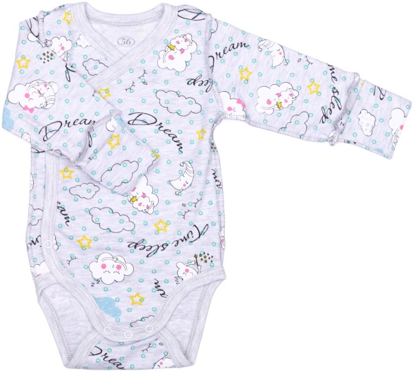 Комбинезон унисекс Фламинго р.62 меланж 146-005 