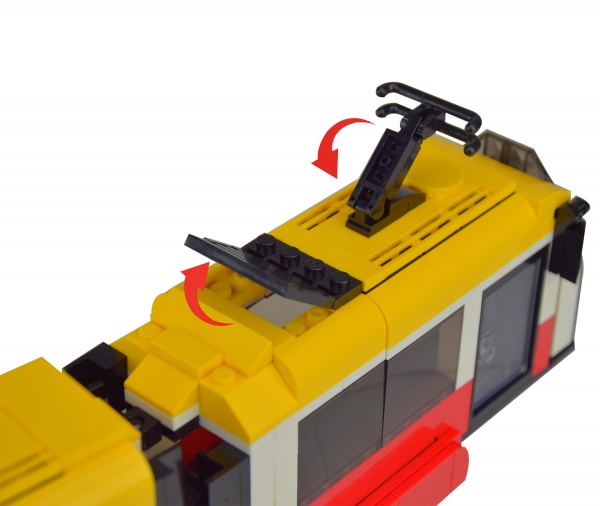 Автоконструктор Iblock Трамвай 3-секційний PL-921-381