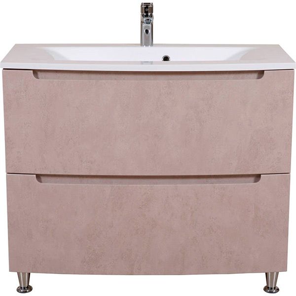 Тумба напольная Aqua Rodos HeadWay 100 см бетон бежевый под умывальник из искусственного камня 100