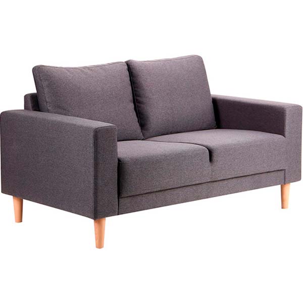 Диван прямий AMF Art Metal Furniture Monet 2-містний нерозкладний сірий 1400x780x790 мм