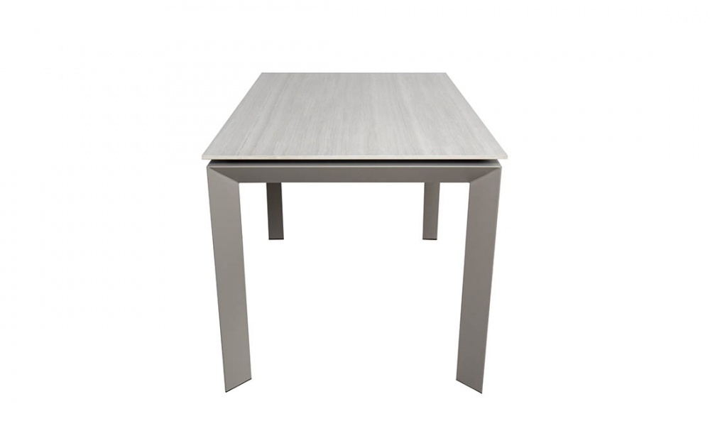 Стіл обідній Ларс 1200(1700)x800x750мм бежевий матовий/бежевий