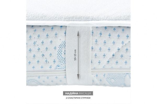 Наматрасник IDEIA детский Aqua Stop 3D c сеткой 60x120 см 