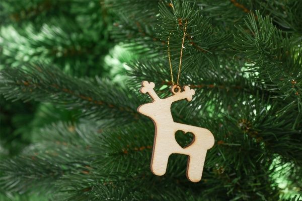 Подвеска Олень 7.5 см  