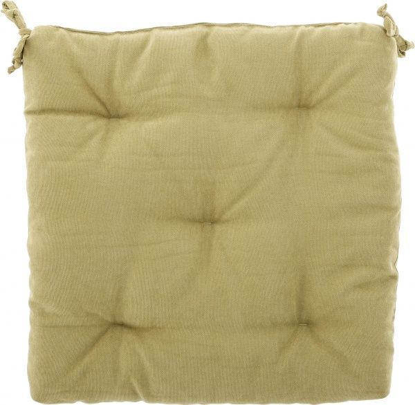Подушка на стілець Велмарт 40x40 см оливкова