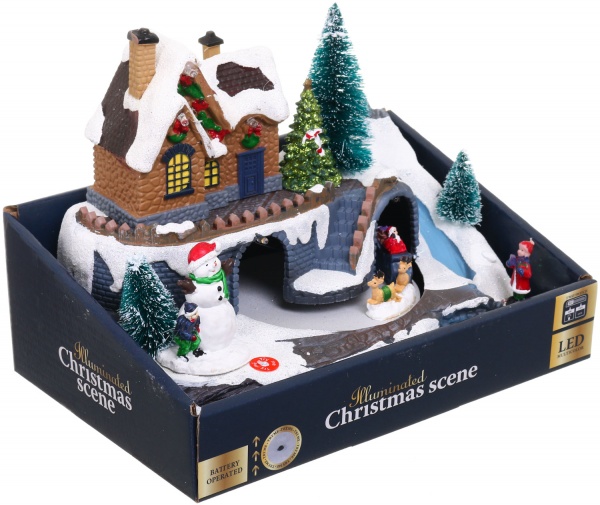 Декорація новорічна з підсвіткою ACJ000320 в асортименті світлодіодна (LED) 17 см 