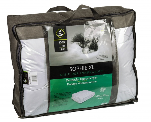 Одеяло Sophie XL 200x220 см Songer und Sohne белый