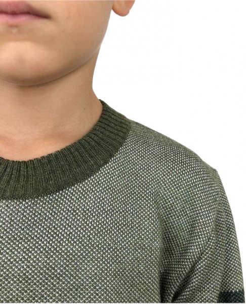 Джемпер для хлопчика ART KNIT Тріо р.140 хакі 