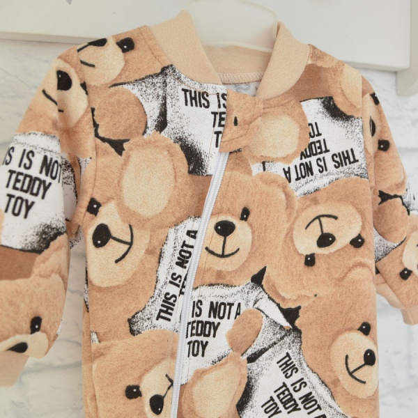 Человечек для мальчика Blanka Медвежонок р.74 коричневый 110019 