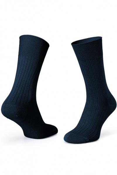 Шкарпетки KRAGO Oltremare Ribbed sk-2-015 р.39-42 синій