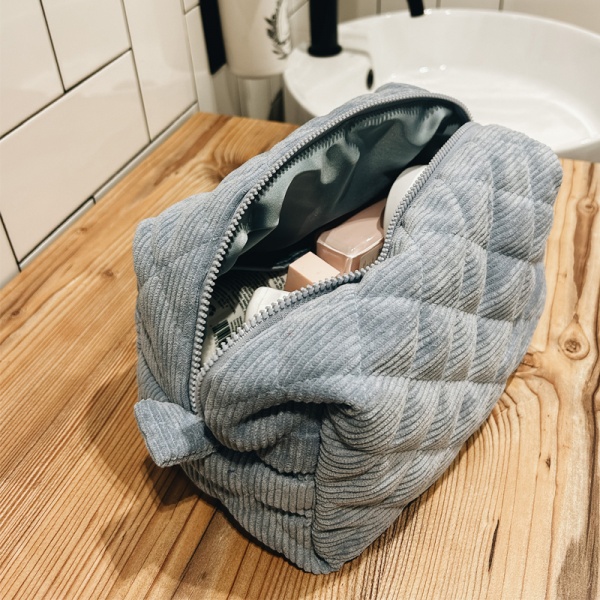 Косметичка Organize Косметичка вельветова Organize 24*13*13 см (блакитна) голубой 