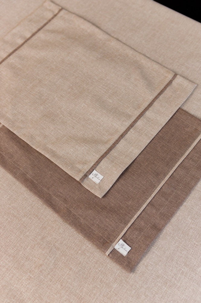 Скатертина Кориця Мокко 133x133 см Прованс