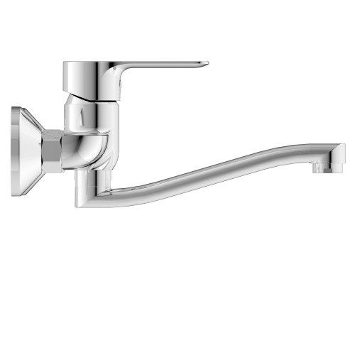 Змішувач для умивальника Imprese HORAK настінний монтаж, хром