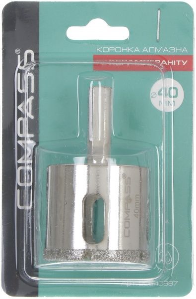 Коронка алмазная Compass 40 мм