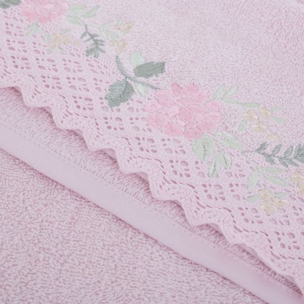 Набір рушників Amora рожевий Karna 