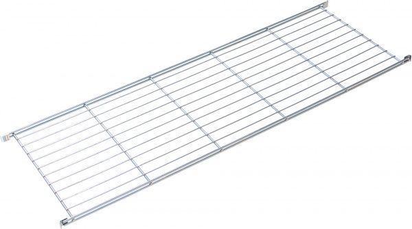 Полка для гардеробной системы Kolchuga 1040x355 мм серебряный