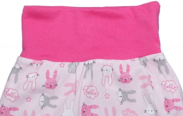 Повзунки для дівчаток Baby Veres Hello Bunny р.62 рожевий 