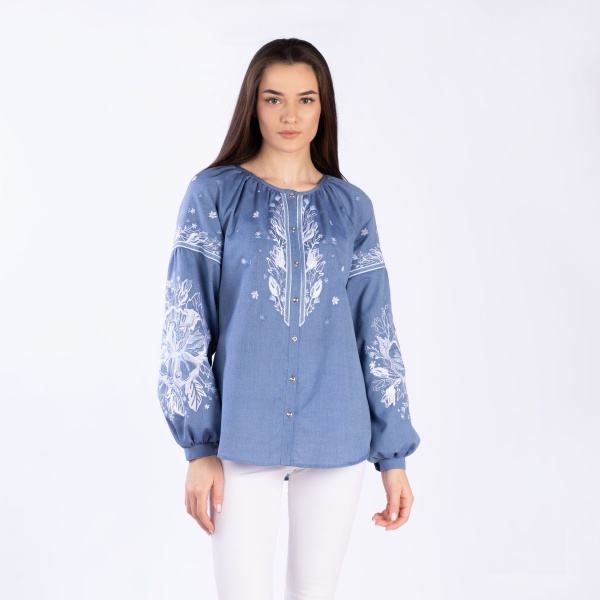 Вишиванка Едельвіка синій р. 42 166-22/00 