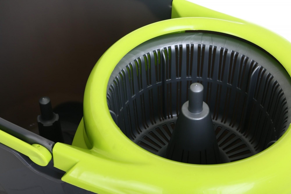 Комплект швабра и ведро с механическим отжимом для пола OBERY 2 в 1 16 см в ассортименте