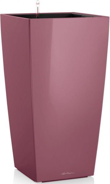 Кашпо Lechuza Cubico 40 квадратный 31л сливовый (18221) 