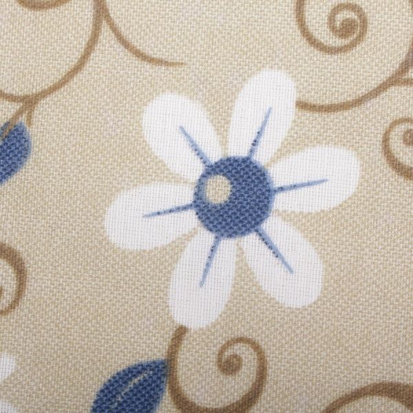 Скатерть Ginestra цветы 140x140 см синий Gemitex 