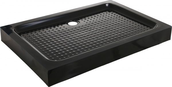 Поддон душевой EGO PRIDE BLACK 900х900х150 мм прямокутный