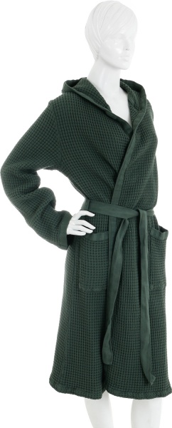 Халат La Nuit Stone Wash р. M зеленый 