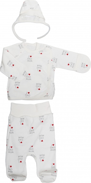 Комплект детской одежды Фламинго бежевый р.56 695-008 
