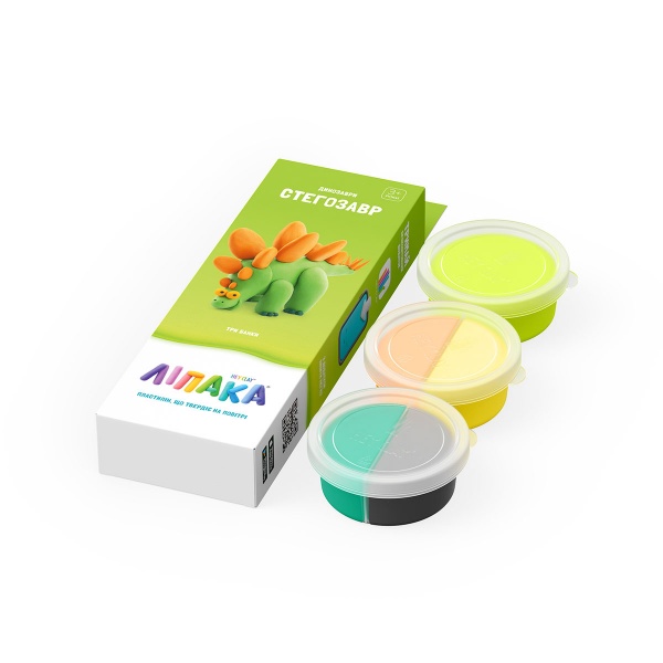 Набір для ліплення Lipaka Стегозавр 30070-UA01