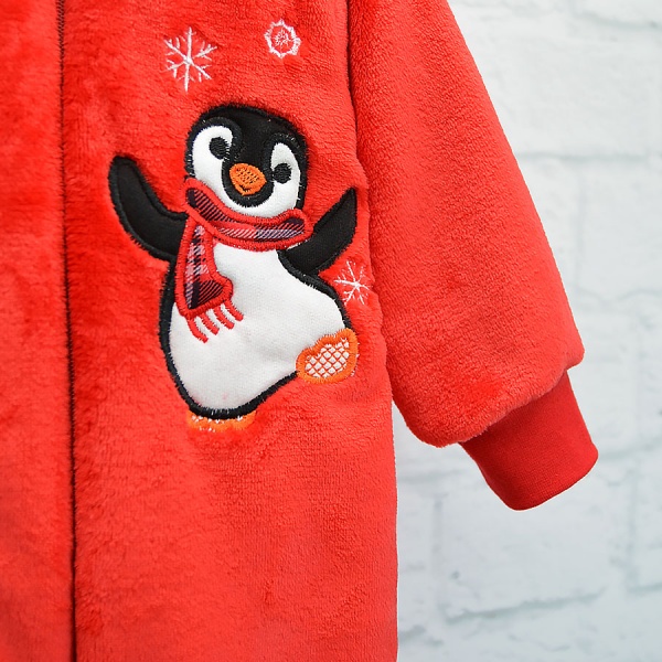 Ромпер унісекс Blanka Пінгвін р.80 червоний 110105 