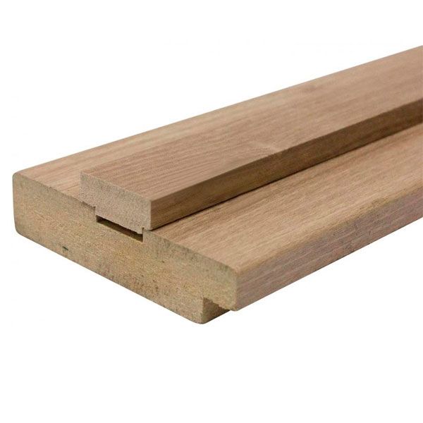 Дверная коробка ОМіС ПВХ под добор ПВХ 100х33 мм дуб золотой