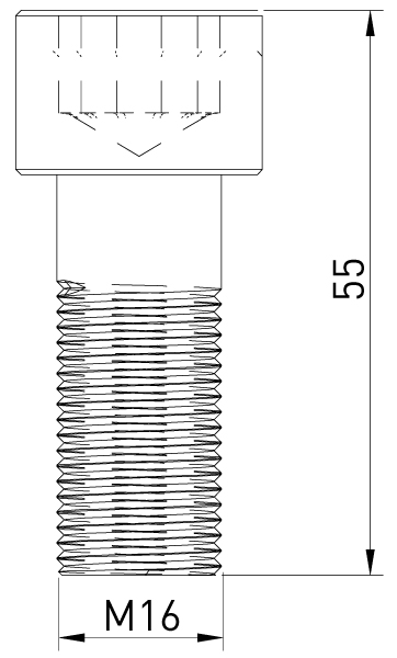 Винт ударный E.NEXT 16 мм 2.1 z0010221