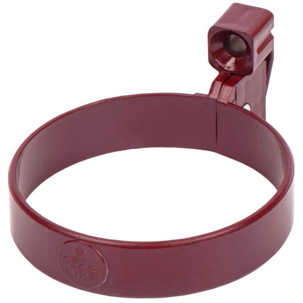 Хомут трубы Giza 85 мм красный 