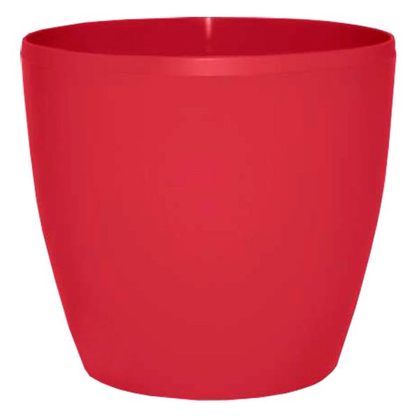 Горщик квітковий Алеана Матильда з поливом 20x18 см вишневий