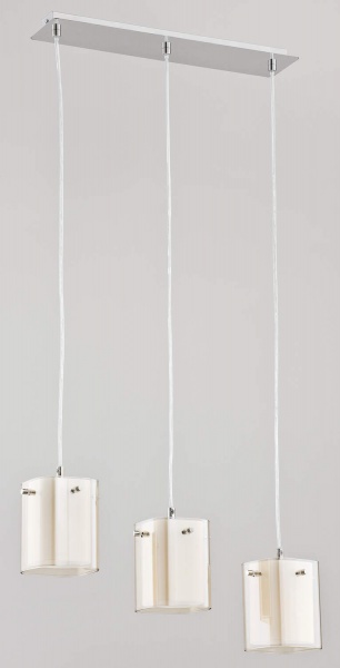 Люстра подвесная ALFA Ashley 3x60 Вт E27 янтарный 24503 