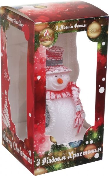 Свічка Сніговик Шапка 250 г