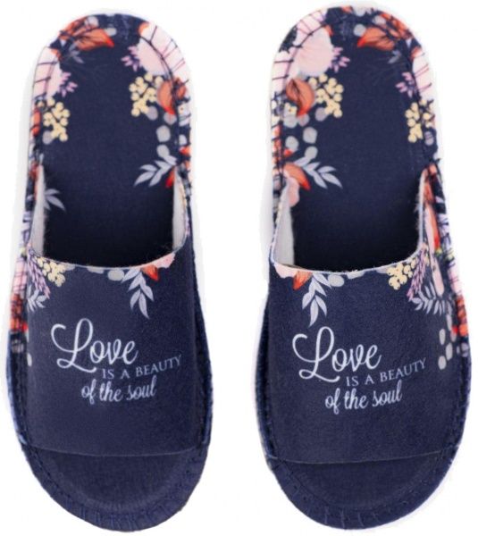 Тапки домашние Twins Love р. 36/37 синий 4410 