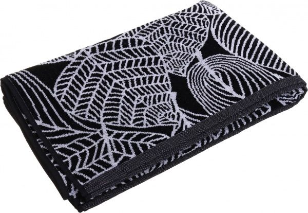 Полотенце пляжное Mundotextil Classic 86х160 см черно-белый 