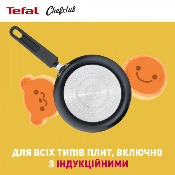 Сковорода для блинов Chefclub 19 см E5140102 Tefal