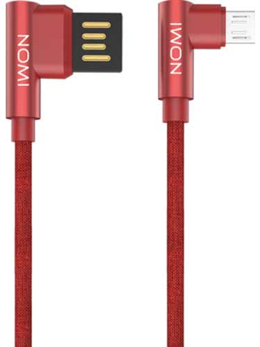 Кабель Nomi Lightning – USB 1 м червоний (344270) DCPQ 10m 