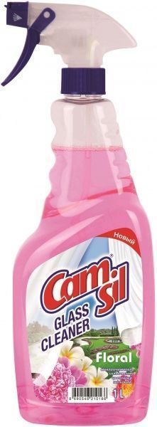 Средство моющее для стекла и зеркал CAMSIL Квітковий 1л