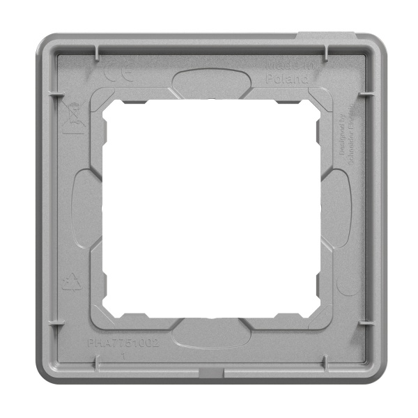 Рамка одноместная Schneider Electric Sedna Elements универсальная бетон SDD390801