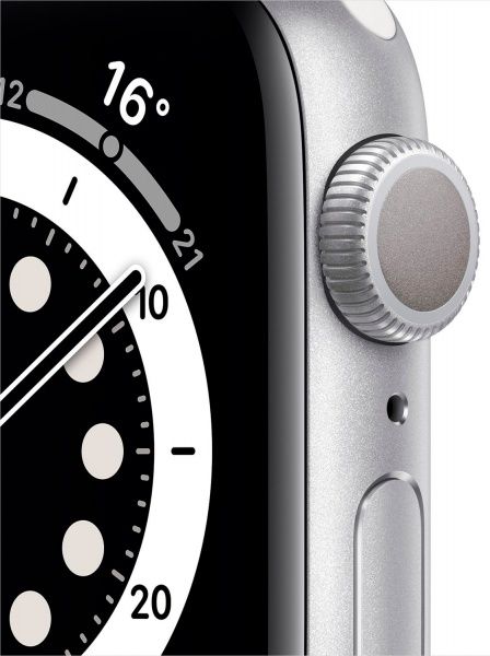 Смарт-годинник Apple Watch Series 6 GPS 40mm silver Aluminium Case with White Sport Band(MG283UL/A)
