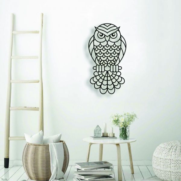 Панно Сова PN047 63x34 см 