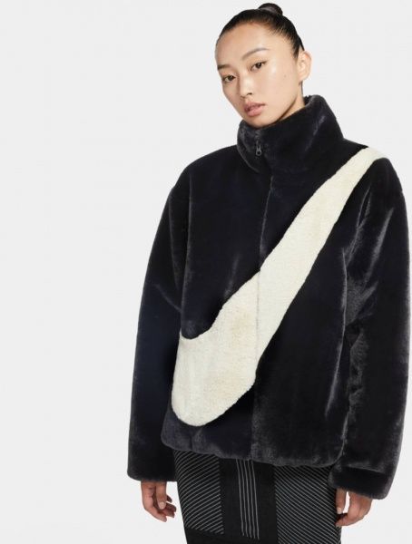 Куртка Nike W NSW JKT FAUX FUR CU6558-010 L чорний
