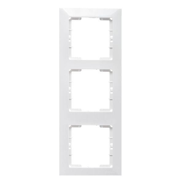 Рамка Mutlusan Candela потрійна біла 30475028