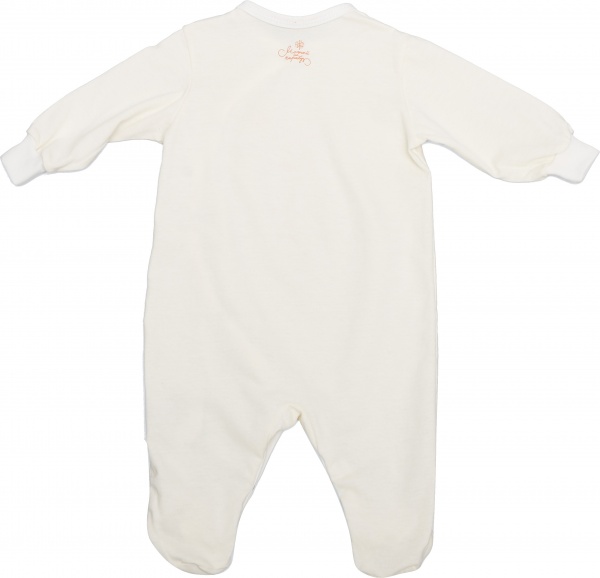 Комбинезон унисекс Модний Карапуз р.68 молочный 303-00021-4 