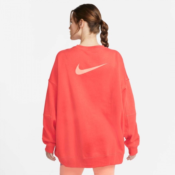 Світшот Nike W NSW SWSH FLC GX CREW OS DD5610-605 р. L кораловий