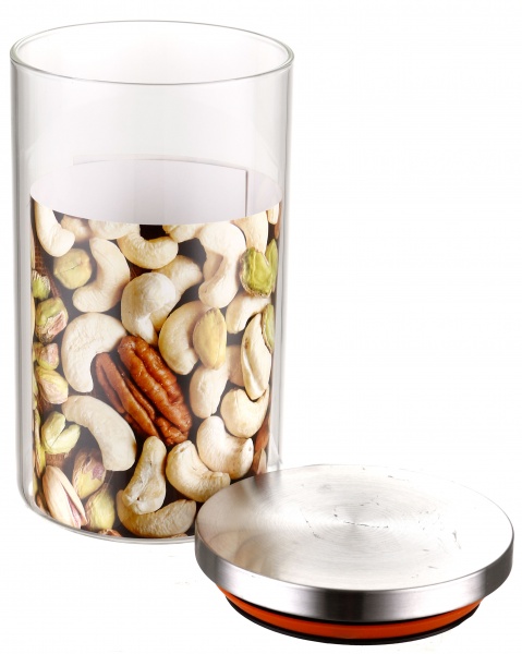 Емкость для хранения сухих продуктов круглая 1 л S&T