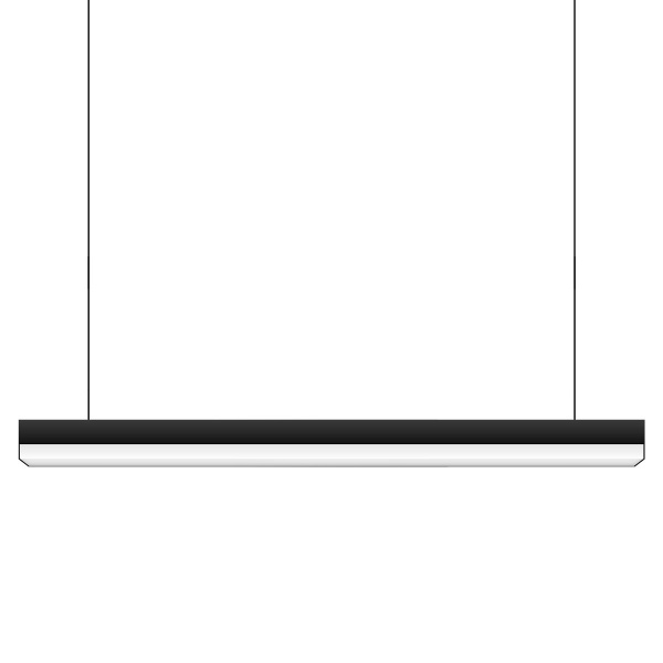 Світильник підвісний Светкомплект LED P-40 4000K 40 Вт чорний 